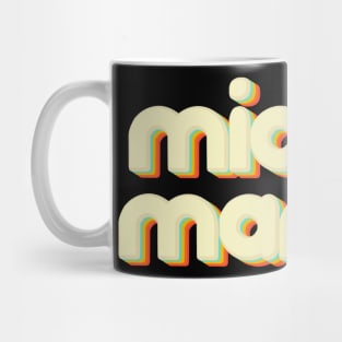 vintage color mickey mantle Mug